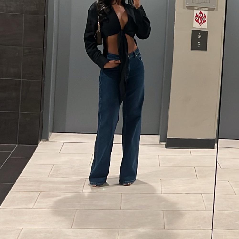 We The Free Dark Blue Jeans